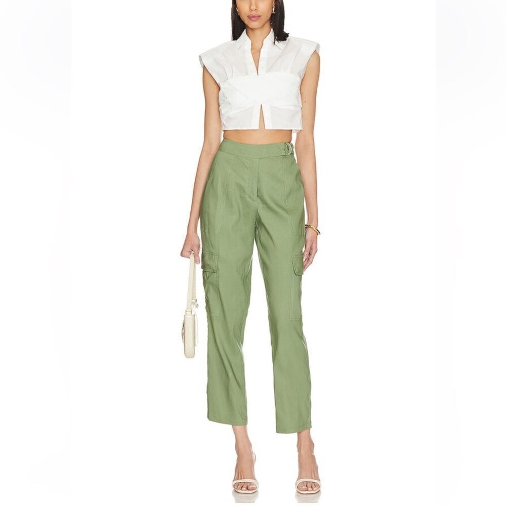 NEW Simkhai Carolina Utility Pant Verde Green Size 10